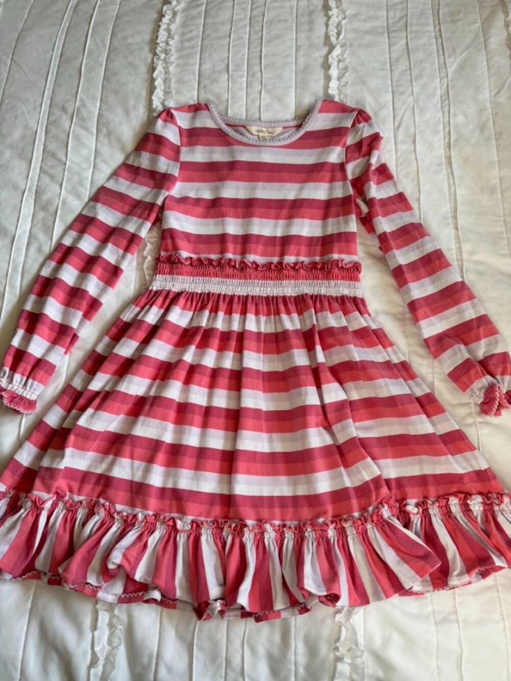 Matilda Jane Clothing Girls Size 8 EUC Pink Gumdrop Dress
